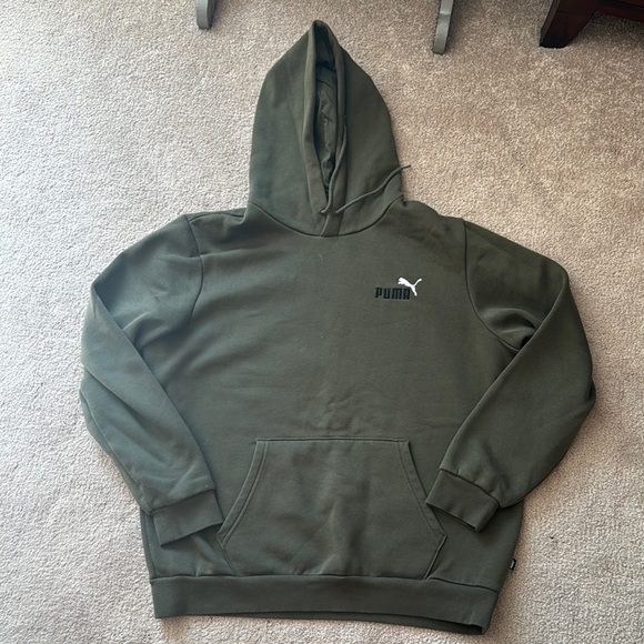PUMA Men's Green Hoodie - Picture 1 of 5